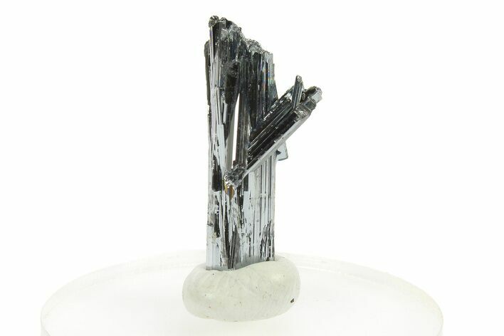 Very Lustrous Metallic Stibnite Crystals - Jiangxi, China #288683